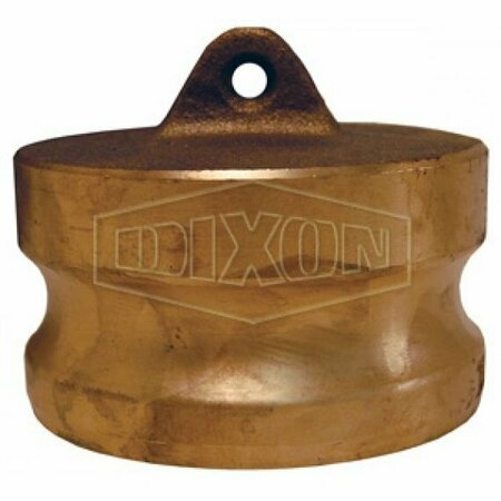 Dixon Boss-Lock Type DP Cam and Groove Dust Plug, 1/2 in Nominal, Brass, Domestic 50-DP-BR